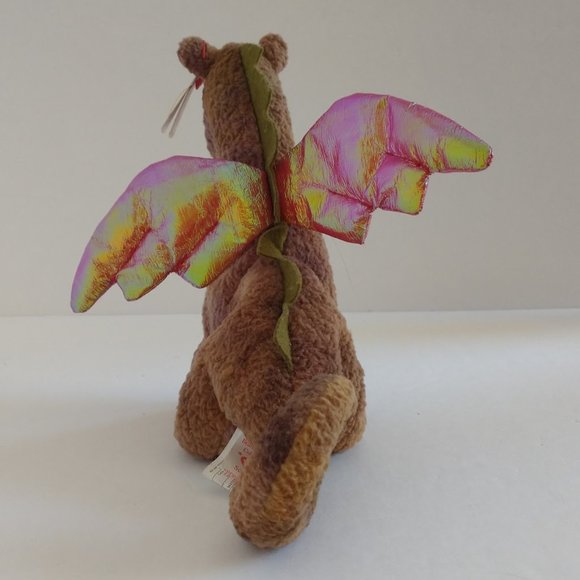 Ty Beanie Baby Scorch The Dragon Retired 1998 - Picture 5 of 9